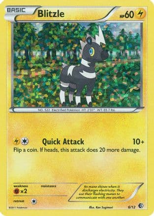 Blitzle 6/12 - McDonalds Promos 2011 Holofoil