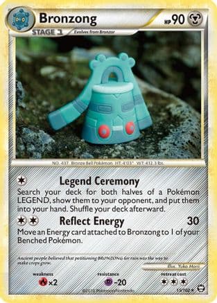 Bronzong - Reverse Holofoil Triumphant - Rare