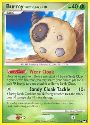 Burmy Sandy Cloak 012 POP Series 7 - Common