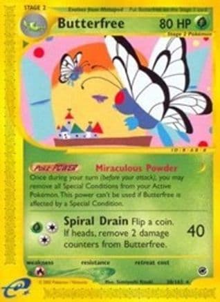 Butterfree 38/165 - Expedition Reverse Holofoil