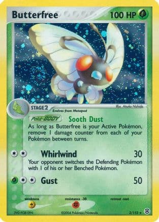 Butterfree - Reverse Holofoil FireRed & LeafGreen - Holo Rare