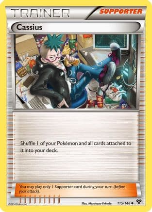 Cassius 115/146 - XY Base Set Reverse Holofoil