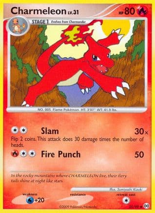 Charmeleon 035 - Reverse Holofoil Arceus - Uncommon