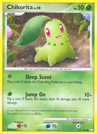Chikorita 077 Mysterious Treasures - Common