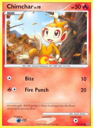 Chimchar 070/127 - Platinum Reverse Holofoil