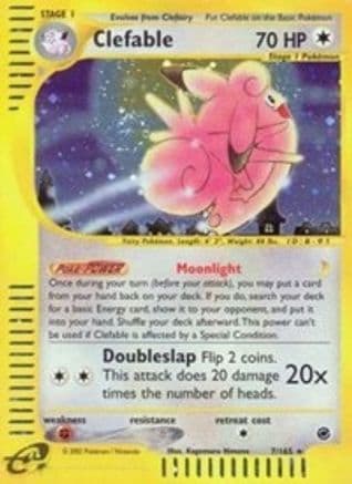 Clefable 7/165 - Expedition Reverse Holofoil