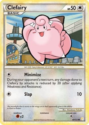 Clefairy - HeartGold SoulSilver Reverse Holofoil