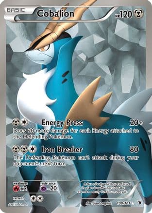 Cobalion ( Full Art) 100/101 - Noble Victories Holofoil