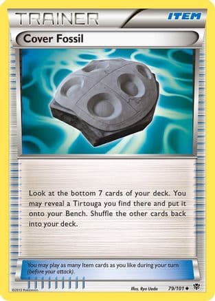 Cover Fossil - Reverse Holofoil Plasma Blast - Uncommon