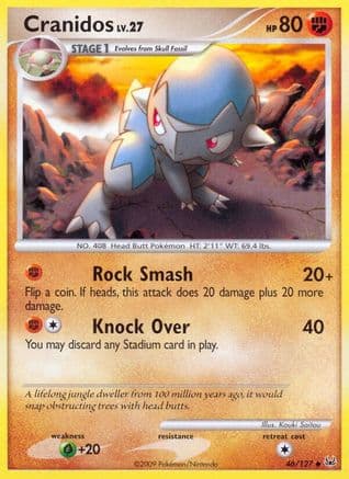 Cranidos - Reverse Holofoil Platinum - Uncommon