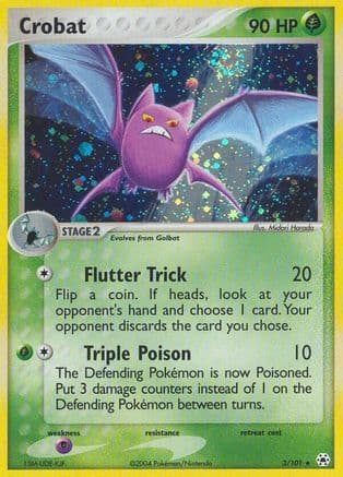 Crobat - Reverse Holofoil Hidden Legends - Holo Rare