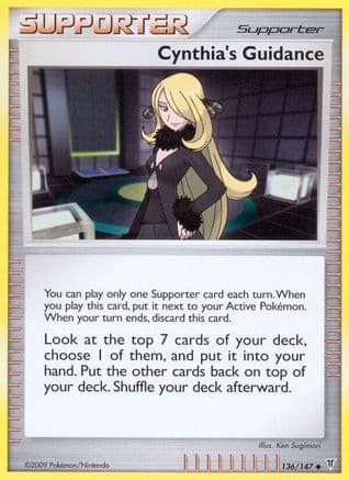 Cynthia's Guidance - Reverse Holofoil Supreme Victors - Uncommon
