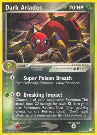 Dark Ariados 030/109 - Team Rocket Returns Reverse Holofoil