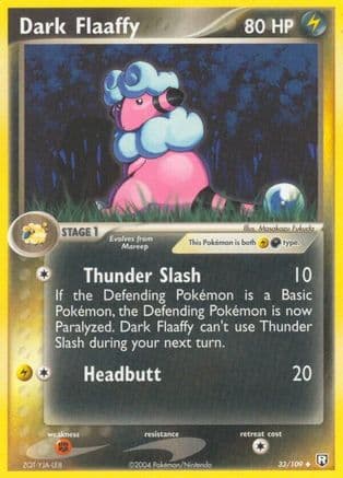 Dark Flaaffy 033/109 - Team Rocket Returns