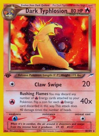 Dark Typhlosion 010/105 - Neo Destiny 1st Edition Holofoil