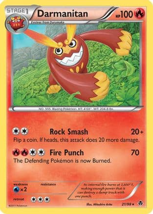 Darmanitan 21/98 - Emerging Powers Reverse Holofoil