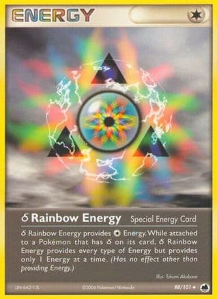 Delta Rainbow Energy 88/101 - Dragon Frontiers Reverse Holofoil