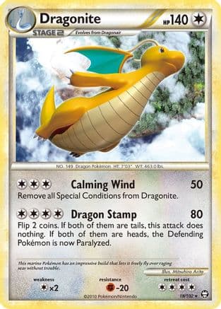 Dragonite 18/102 - Triumphant Reverse Holofoil