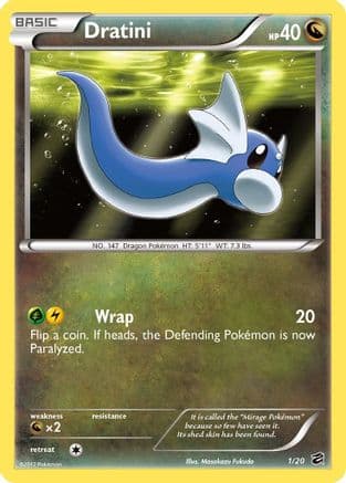 Dratini (1) (1) 001 - Holofoil Dragon Vault - Holo Rare