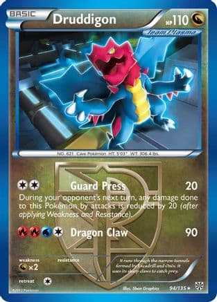 Druddigon (Team Plasma) - Reverse Holofoil Plasma Storm - Rare