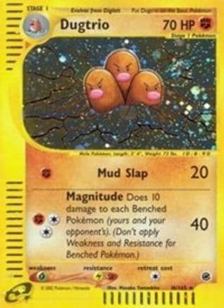 Dugtrio 10/165 - Expedition Reverse Holofoil
