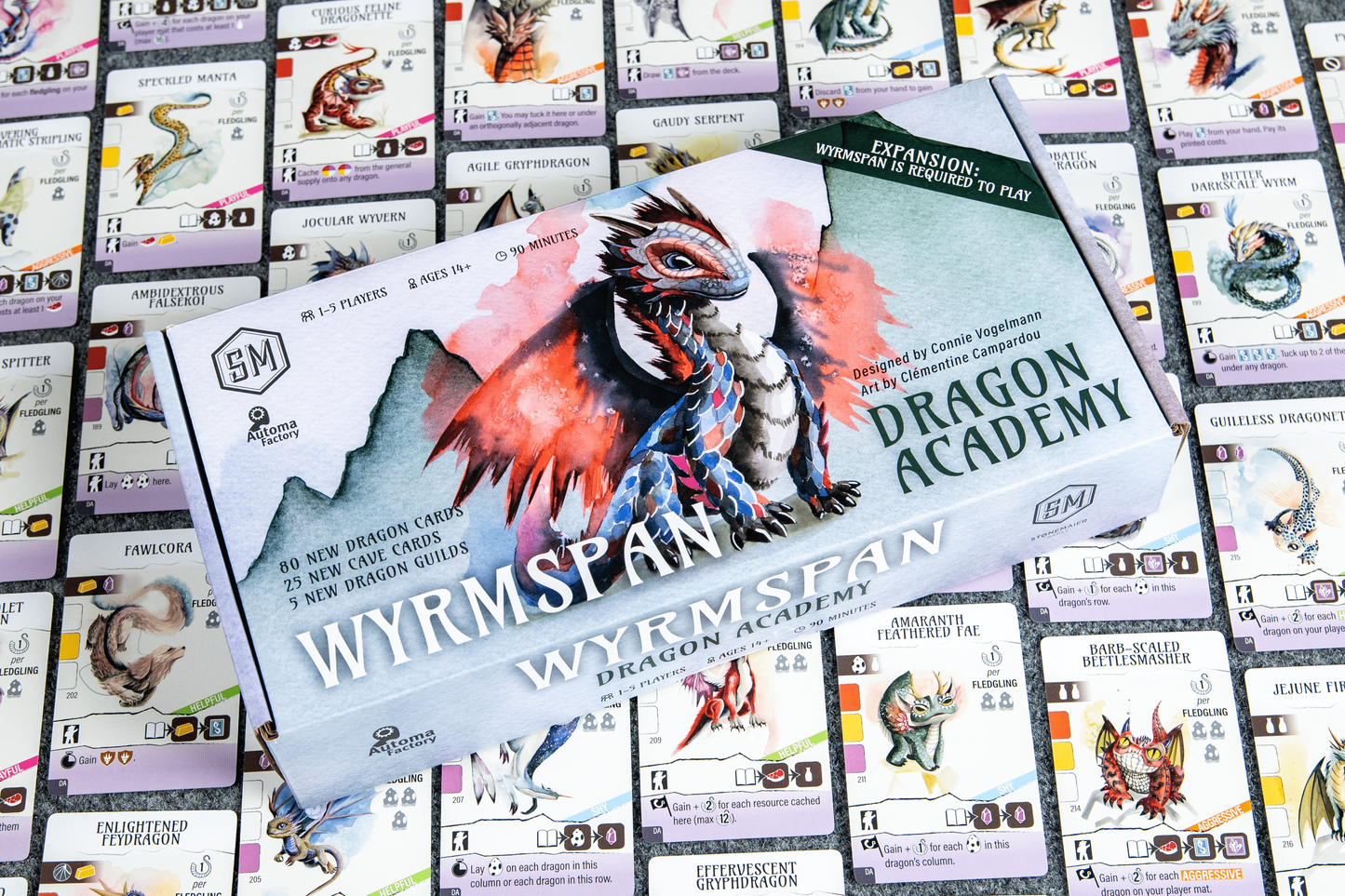 Wyrmspan | Dragon Academy Expansion