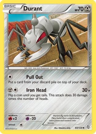 Durant 083/124 - Reverse Holofoil Dragons Exalted - Uncommon