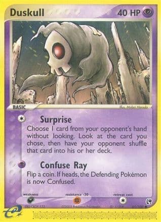 Duskull - 61/100/100 - Reverse Holofoil Sandstorm - Common