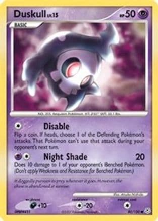 Duskull 080/130 - Diamond and Pearl Reverse Holofoil