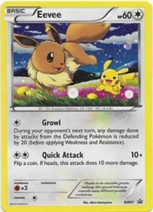 Eevee BW97 BW97/101 - Black and White Promos Holofoil