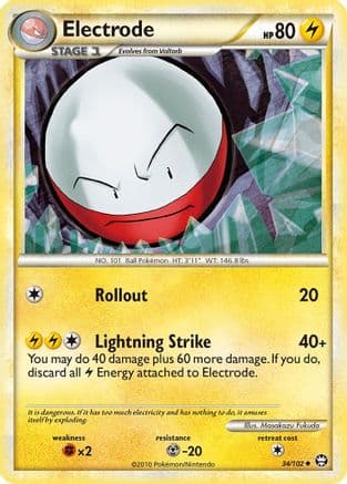 Electrode - Reverse Holofoil Triumphant - Uncommon