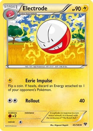 Electrode 45/146 - XY Base Set Reverse Holofoil