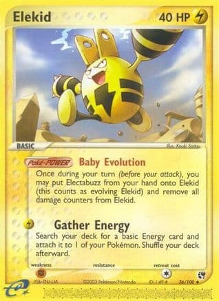 Elekid - Reverse Holofoil Sandstorm - Uncommon