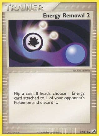 Energy Removal 2 - Reverse Holofoil Unseen Forces - Uncommon