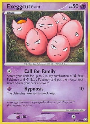 Exeggcute - Reverse Holofoil Legends Awakened - Common