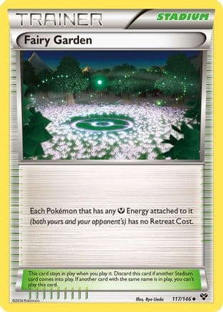 Fairy Garden 117 - Reverse Holofoil XY Base Set - Uncommon