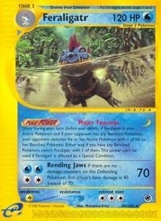 Feraligatr 47/165 - Expedition Reverse Holofoil