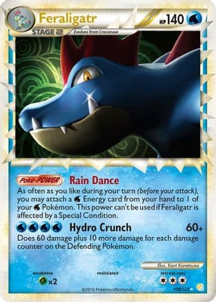 Feraligatr (Prime) - HeartGold SoulSilver Holofoil