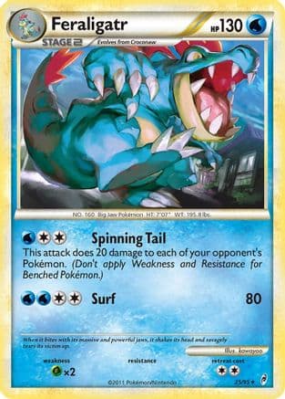Feraligatr 25/95 - Call of Legends Reverse Holofoil
