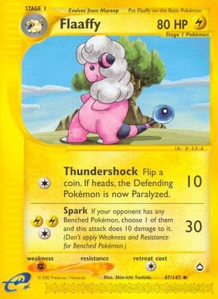 Flaaffy - Reverse Holofoil Aquapolis - Uncommon