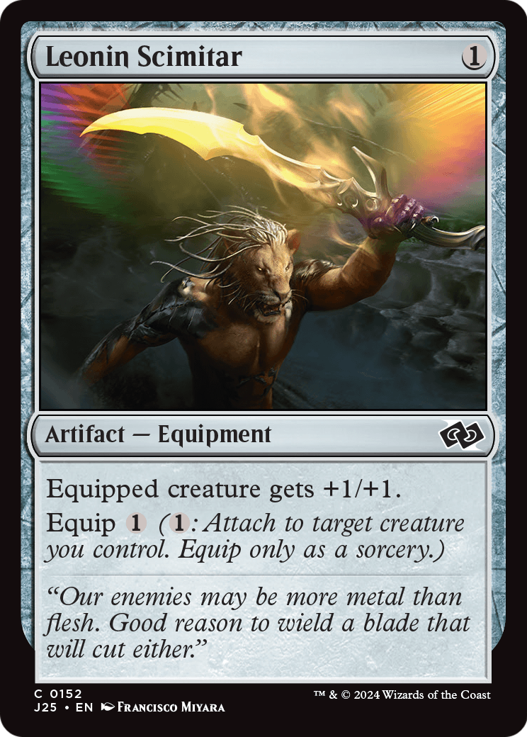 Leonin Scimitar (J25-152) - Foundations Jumpstart