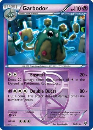 Garbodor (Team Plasma) 67/135 - Plasma Storm Reverse Holofoil