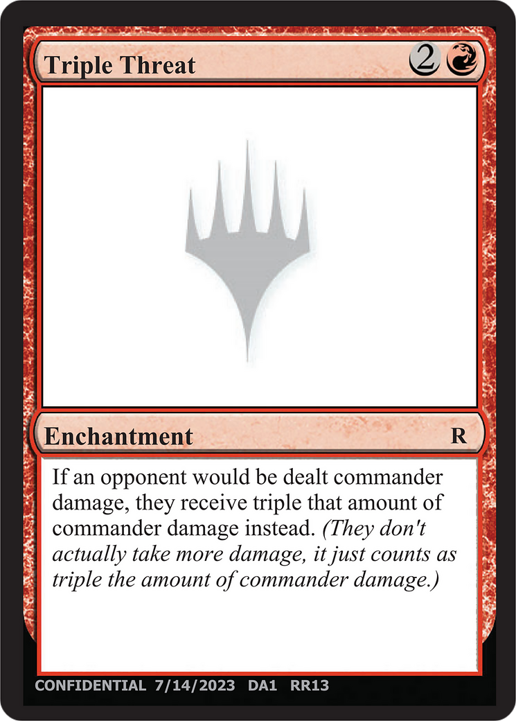 Triple Threat (DA1-RR13B) - Unknown Event