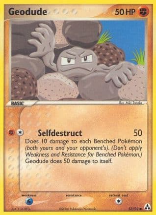 Geodude 053/92 - Legend Maker Reverse Holofoil