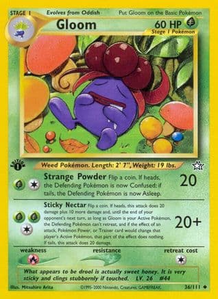 Gloom 036/111 - Neo Genesis 1st Edition