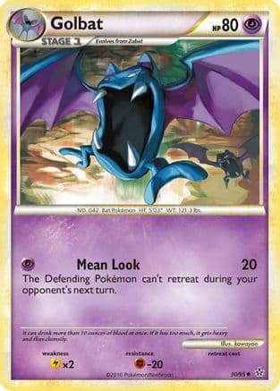 Golbat 30/95 - Unleashed Reverse Holofoil