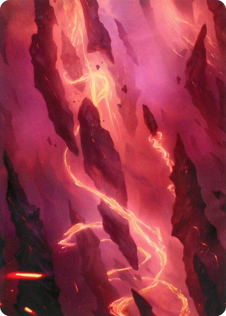 Mountain // Mountain (AZNR-016) - Zendikar Rising Art Series (Borderless)