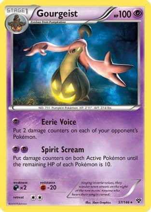 Gourgeist 57/146 - XY Base Set Reverse Holofoil