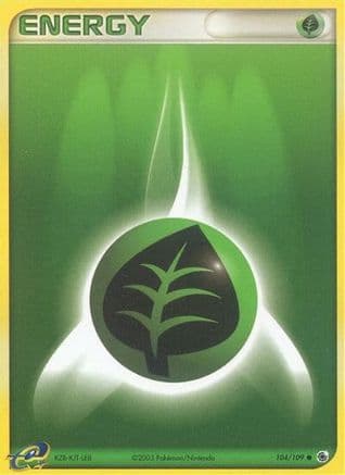 Grass Energy 104 - Reverse Holofoil Ruby and Sapphire - Common