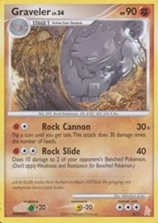 Graveler 2- DP Trainer Kit Manaphy & Lucario
